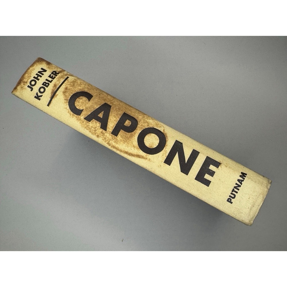 Capone, a John Kobler hardcover, Putnam Criminals & Outlaws English vintage